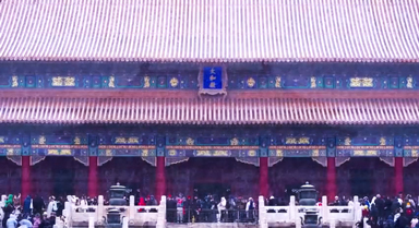 初雪的故宮一步一景皆成畫